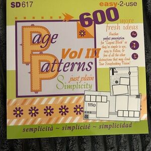Page Patterns Vol III Scrapbooking Book